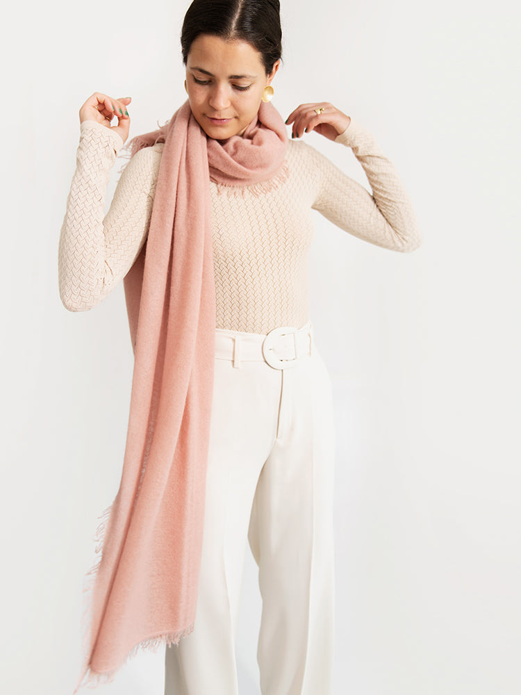HAND-FELTED CASHMERE SCARF