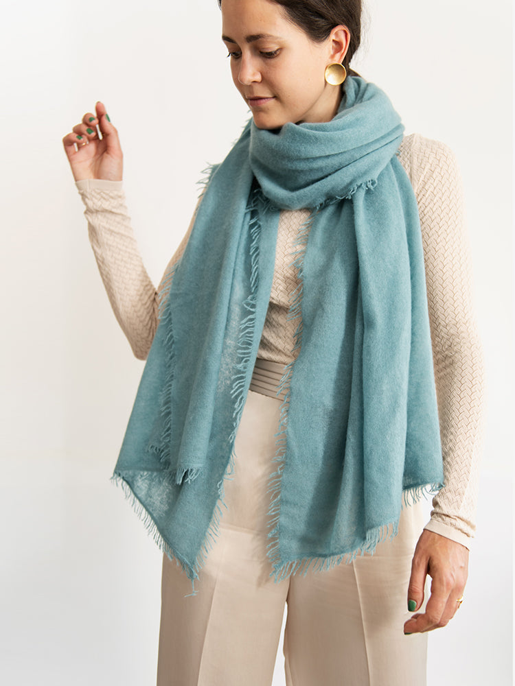 HAND-FELTED CASHMERE SCARF