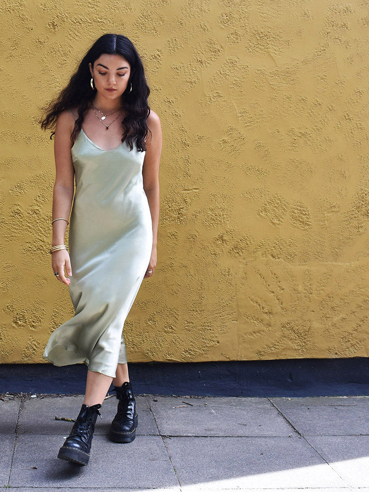 SILK SLIP DRESS